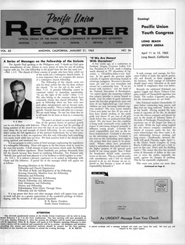 Pacific Union Recorder for 1963
