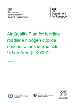 Sheffield Urban Area Zone Plan