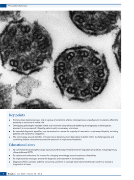 Primary Ciliary Dyskinesia