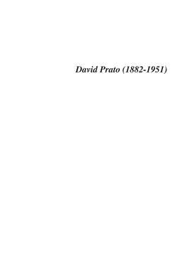 David Prato (1882-1951)