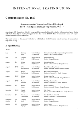 ISU Communication 2029