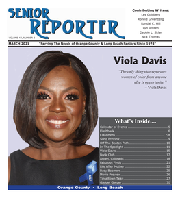 Viola Davis “The Only Thing That Separates Women of Color from Anyone Else Is Opportunity.” – Viola Davis