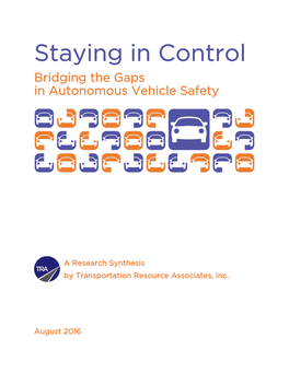 Staying in Control-Bridging the Gaps in Autonomous Vehicle Safety