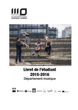 Livretetudiantmusique2015-2016 0