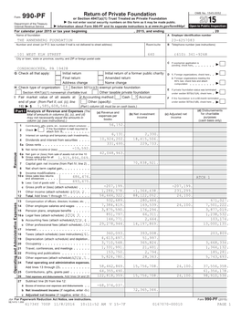 2015 Form 990-PF