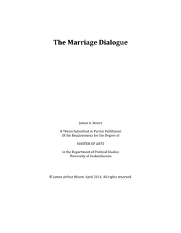 The Marriage Dialogue