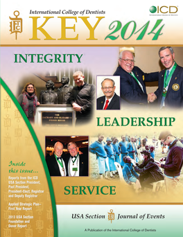 Inside This Issue... Reports from the ICD USA Section President, Past President, President-Elect, Registrar and Deputy Registrar