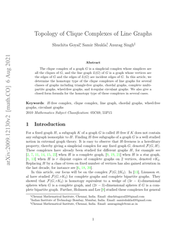 Topology of Clique Complexes of Line Graphs