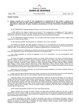 Diario De Sesiones