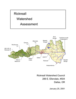 Rickreall Watershed Assessment