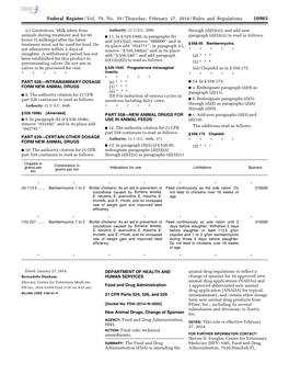 Federal Register/Vol. 79, No. 39/Thursday, February 27, 2014