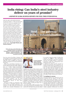 Can India's Steel Industry Deliver on Years of Promise?