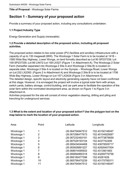 EPBC Act Referral