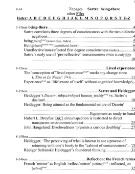 Beingposited/1Neg, and at the Same Time As an Unanswered Interrogation As to the Stage of the Unfulfilled Exigencylived Carried Over from This Disclosure.