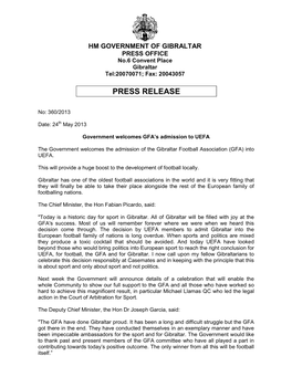 Press Release