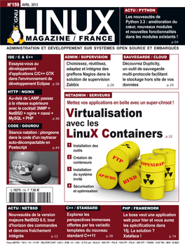 GNU/Linux Magazine N159 : Virtualisation Avec Les Linux
