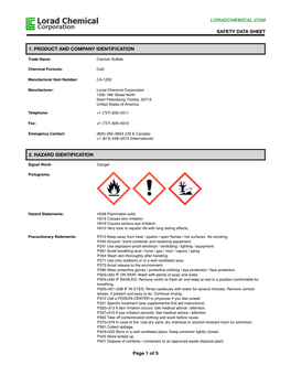 Safety Data Sheet