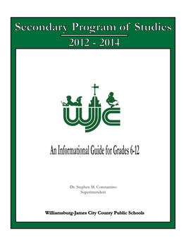 An Informational Guide for Grades 6-12