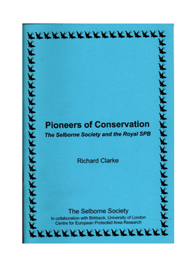 RSPB in Its Wilderness Years