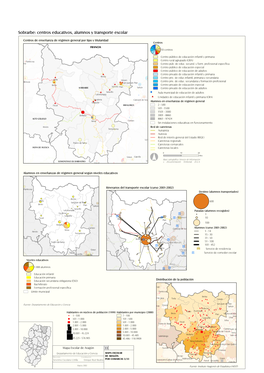 Sobrarbe: Centros Educativos, Alumnos Y Transporte Escolar