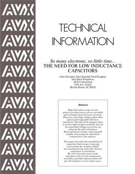 Technical Information