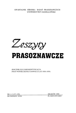 Zeszyty PRASOZNAWCZE