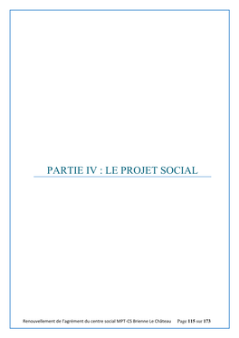 Projet Social
