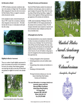 Cemetery Brochure