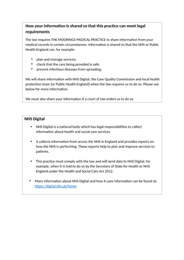 Ce Can Meet Legal Requirements NHS Digital