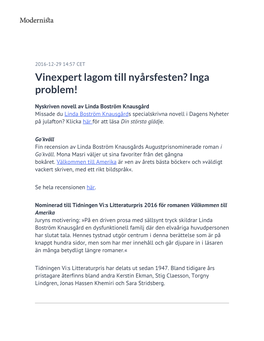 Vinexpert Lagom Till Nyårsfesten? Inga Problem!