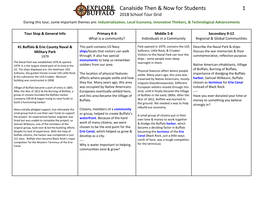 Canalside Then & Now for Students 1