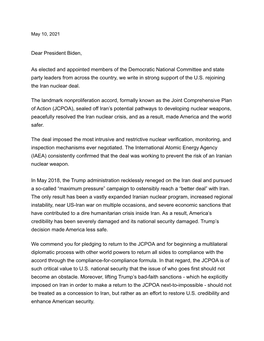 FINAL DNC JCPOA Letter