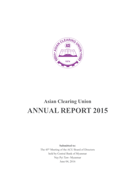 Annual Report 2015