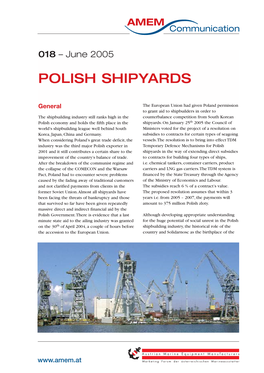 Polish Shipyards