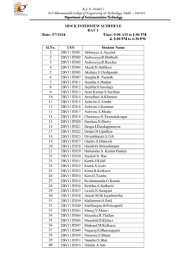 Mock Interview Schedule IT Dept.Pdf