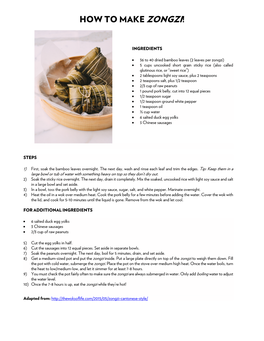 A Cantonese-Style Zongzi Recipe!