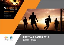 FOOTBALL CAMPS 2017 Croatia – Umag