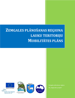 Zemgales Plānošanas Reģiona Lauku Teritoriju Mobilitātes Plāns