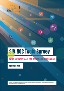 SIG-NOC Tools Survey Results 2019