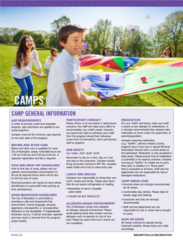 Camp General Information