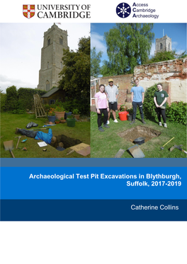 Archaeological Test Pit Excavations in Longstanton, Cambridgeshire