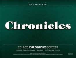 2019-20 Chronicles Soccer Soccer Trading Cards · La Liga · Multi Pack Cello