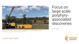 Focus on Large Scale Porphyry- Associated Discoveries