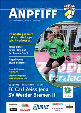 FC Carl Zeiss Jena SV Werder Bremen II