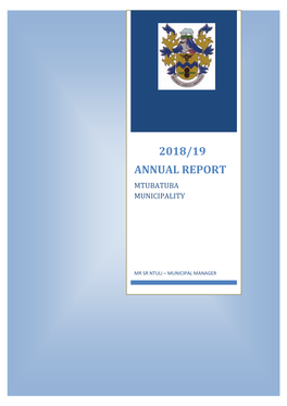 2018/19 Draft Annual Report