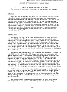 Analysis of the Symbiotic Star Ag Pegasi