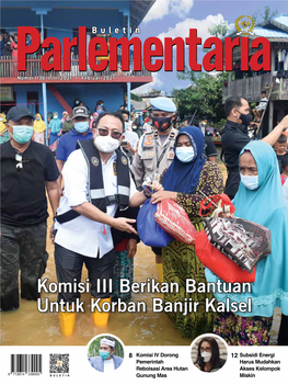 Komisi III Berikan Bantuan Untuk Korban Banjir Kalsel