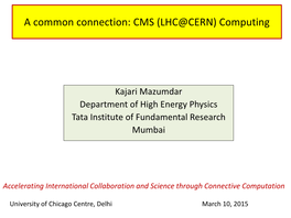 CMS (LHC@CERN) Computing