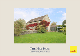 The Hay Barn Atworth, Wiltshire a BEAUTIFUL DETACHED BARN CONVERSION PROVIDING a CHARMING 4 BEDROOM HOME with SUPERB SOUTHERLY VIEWS