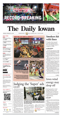 Iowa City, Iowa - Monday, February 6, 2012 News Dailyiowan.Com for More News